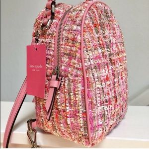 Kate Spade briar tweed mini convertible backpack